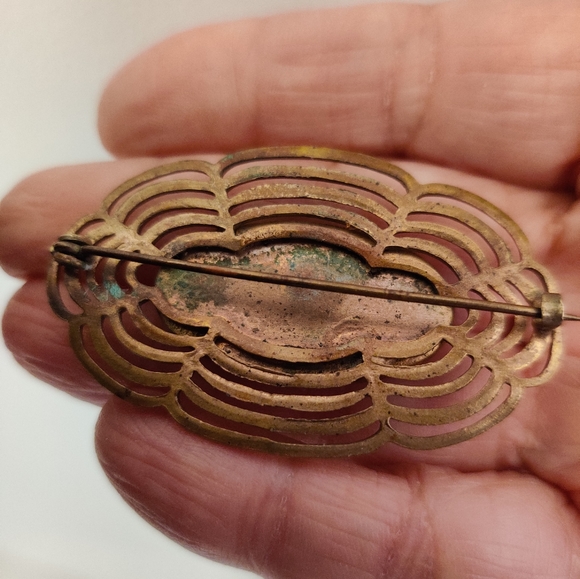 Antique Cairngorm Brooch - Picture 8 of 12